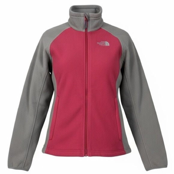 The North Face Jackets & Blazers - *New The North Face Khumbu Jacket Womens Size Sm Pink Slate Gray Fleece Zip In
